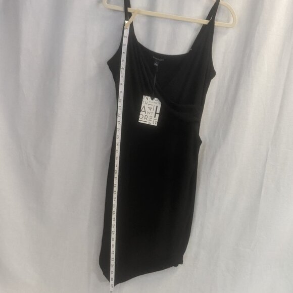 NWT 41 HAWTHORN Fraidy Knit Surplice Dress Black Summer Size Large - Picture 8 of 15